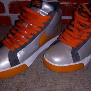 🔥🌞 Nike SB Blazer Independent Trucker Company, Orange/Silver, size9 🌞🔥